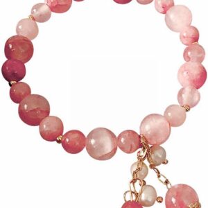 Natural Strawberry Gemstone Beads Bracelets for Girls Design Sense Bracelet Strawberry Buddha Series Girl Hand String Temperament Expensive Jewelry Watches for Men