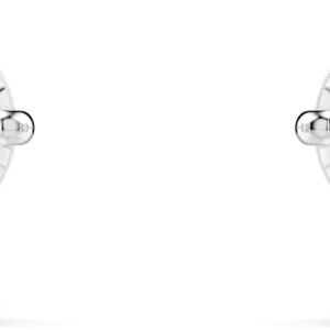 Swarovski Stilla Attract Collezione clous d’oreilles, blanc, plaqué rhodium